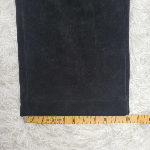 Lauren Ralph Lauren Black Velour Pants - Size 2X - Picture 6 of 13